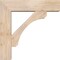 Ekena Millwork Legacy Block Smooth Bracket w/ Offset Brace, Douglas Fir, 7 1/2"W x 30"D x 30"H BKT0806X30X30LEC05SDF - alternate 4
